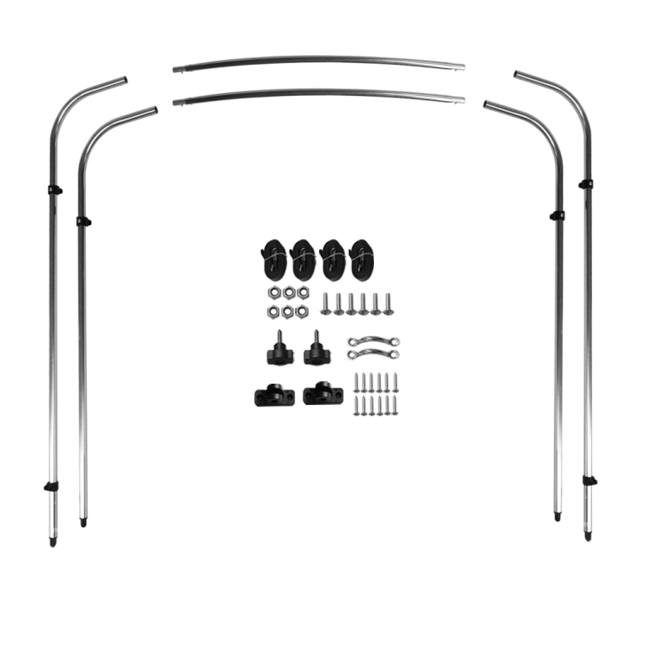 Aluminium Round Tube 2BOW Boat Bimini Top Canopy