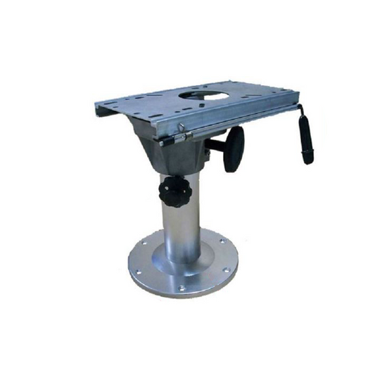 Deluxe Aluminium Boat Seat Pedestal with Slider and Anox/SS Handle Deluxe Aluminium Boat Seat Pede