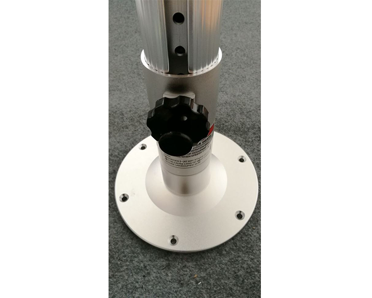 Adjustable Aluminium Boat Seat Pedestal with Slider